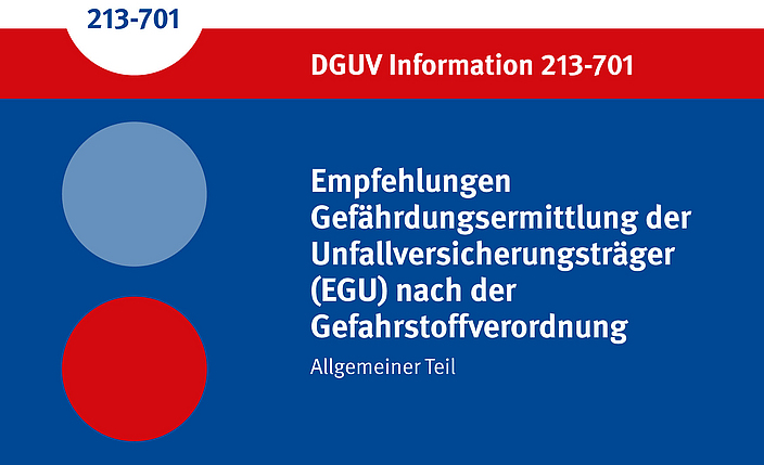 DGUV Information 213-701: Empfehlungen Gefährdungsermittlung der Unfallversicherungsträger
(EGU) nach der Gefahrstoffverordnung.