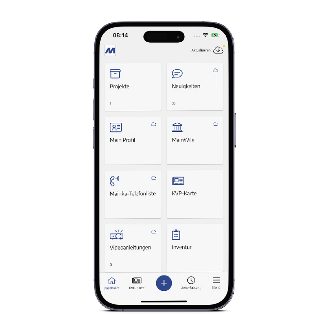 Mit der Mainka-App können Beschäftigte QR-Codes auf Baustellen scannen, um damit potenzielle Gefährdungen zu identifizieren. 