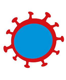 Grafik eines Coronavirus
