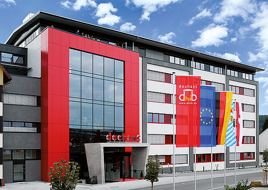 Firmensitz der dechant hoch- und ingenieurbau gmbh in Weismain. 