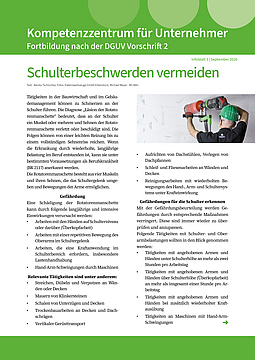 Titelseite des Kompetenzzentrum in BG BAU aktuell 3-2026.