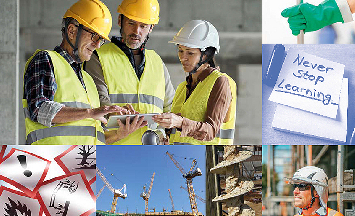 Titelbild der BG BAU Seminarbroschüre 2026